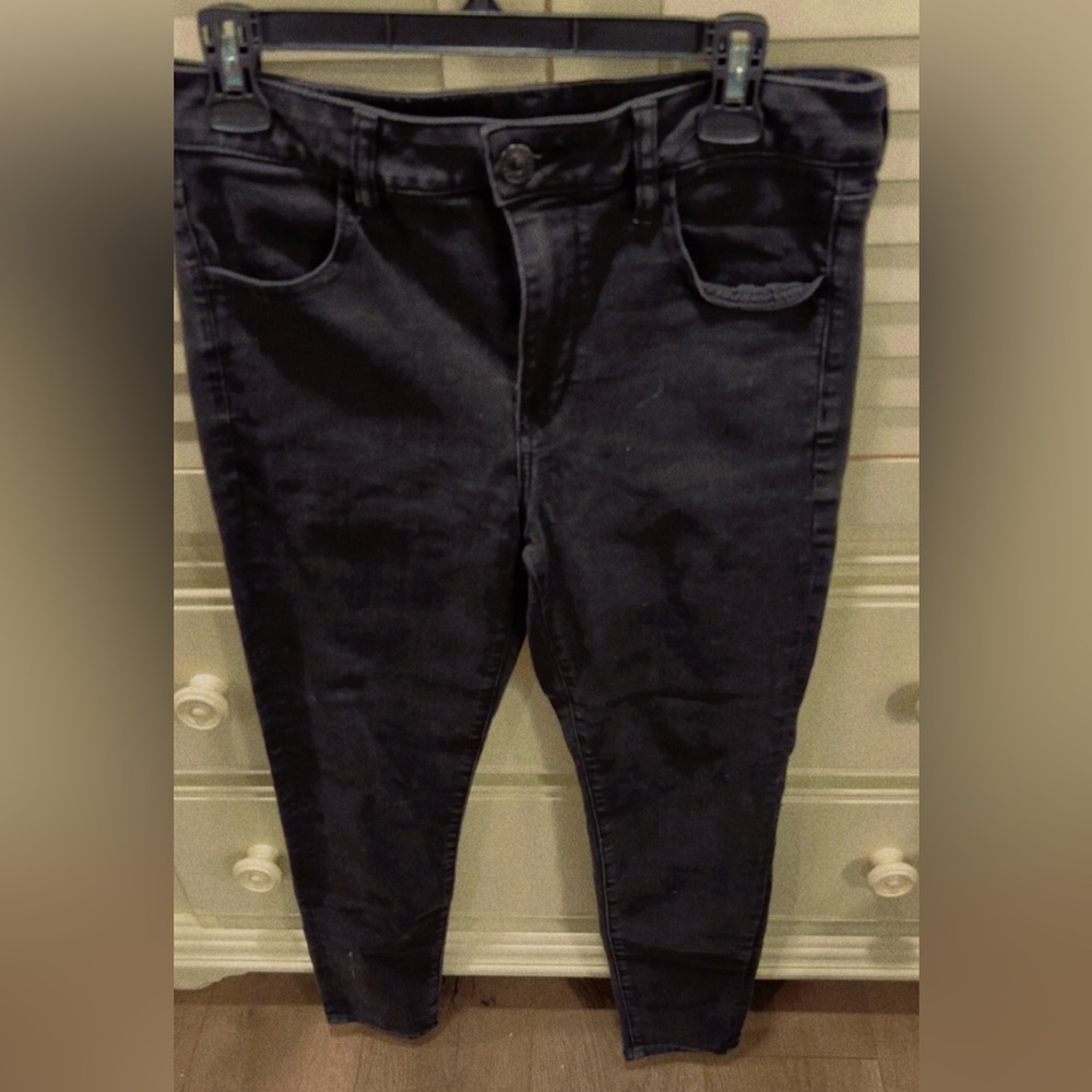 Women's Black American Eagle Jeans